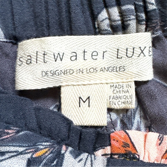 saltwater LUXE Curren Wide Leg Floral Print Crop Pant - Picture 4 of 10